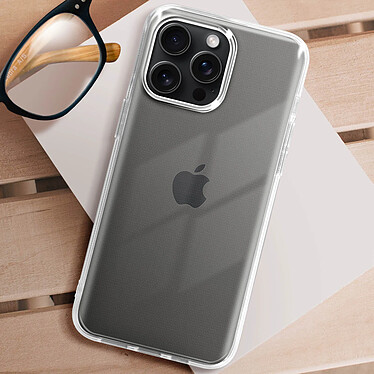 Avis Avizar Coque pour iPhone 15 Pro Max Silicone Souple  Transparent