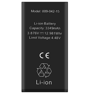 Clappio Batterie interne pour Apple iPhone 15 3349mAh Puce TI intégré Noir