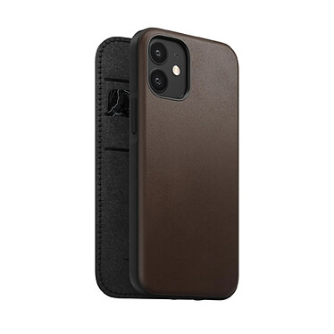 Avis Nomad Rugged Folio pour iPhone 12 Mini Marron