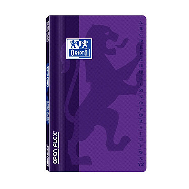 OXFORD Répertoire OPENFLEX 9x14cm Piqûre 96 pages 90g petits carreaux Coloris aléatoire pas cher