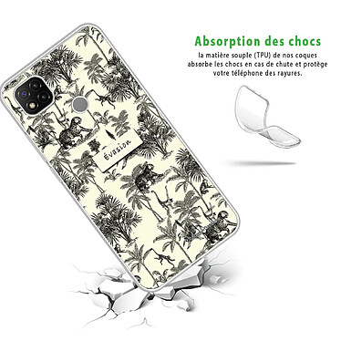 Avis LaCoqueFrançaise Coque Xiaomi Redmi 9C 360 intégrale transparente Motif Botanic Evasion Tendance