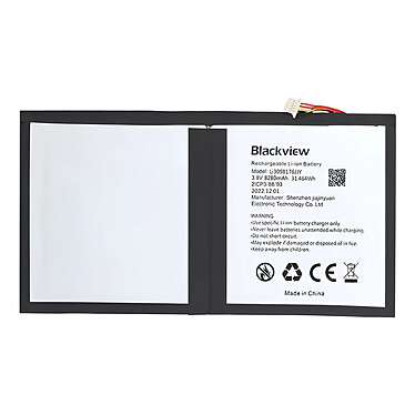 Clappio Batterie interne pour Blackview Tab 15 8280mAh Li3098176JJY Blanc