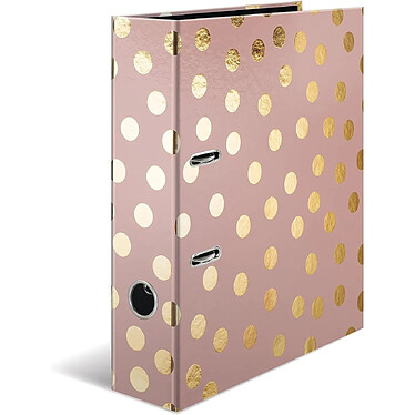 HERMA Motif classeur à levier A4 Fashion & Style Dots, dos de 7 cm, en carton