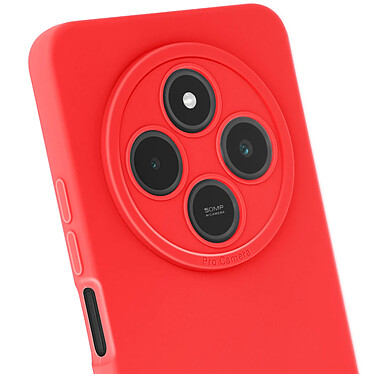 Avis Avizar Coque pour Xiaomi Redmi 14C Silicone Mat Bloc Caméra Protégé Rouge