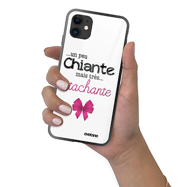 Evetane Coque iPhone 11 Coque Soft Touch Glossy Un peu chiante tres attachante Design pas cher