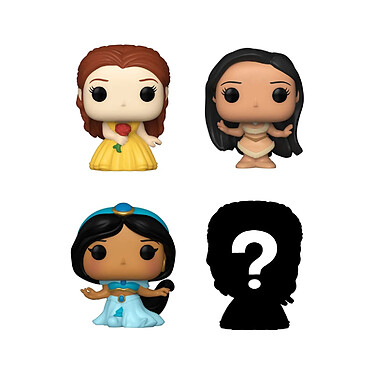 Disney Princesses - Pack 4 figurines Bitty POP! Belle 2,5 cm