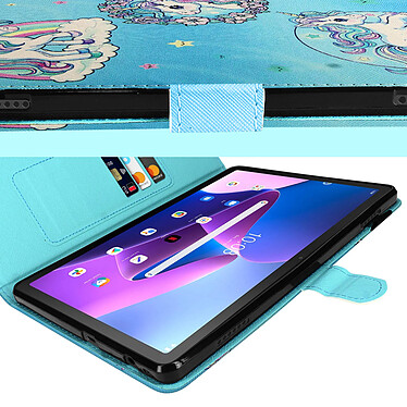 Avis Avizar Étui  pour Lenovo Tab M10 Gen 3, Portefeuille avec Design Licorne