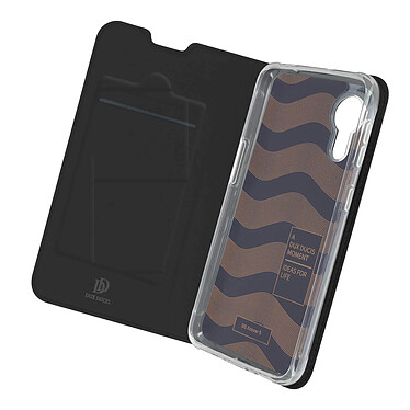 Dux Ducis Housse pour Samsung Galaxy Xcover 5 Étui Porte-carte Fonction Support Vidéo  Noir