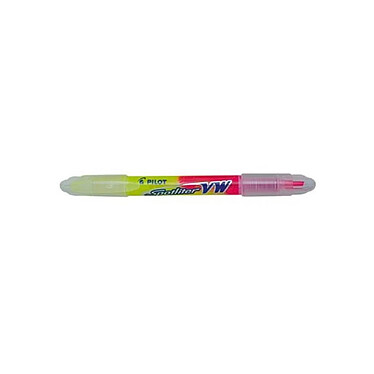 PILOT Surligneur double pointe SPOTLITER Begreen Rose et jaune x 10