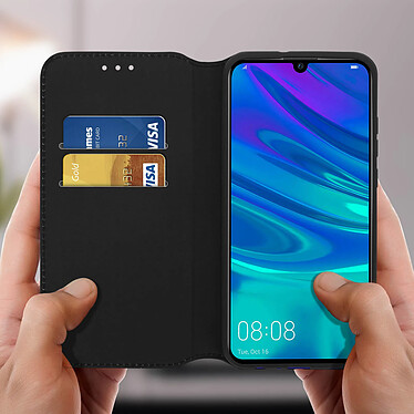 Avis Avizar Housse Huawei P Smart 2019 / Honor 10 Lite Étui Porte-cartes Fonction Stand noir