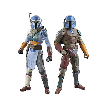 Star Wars : The Mandalorian Black Series - Pack 2 figurines Mandalorian Shriek-Hawk Trainers 15