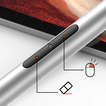 Acheter Avizar Stylet à écran Tactile pour Microsoft Surface Haute Précision avec Pointe Fine argent