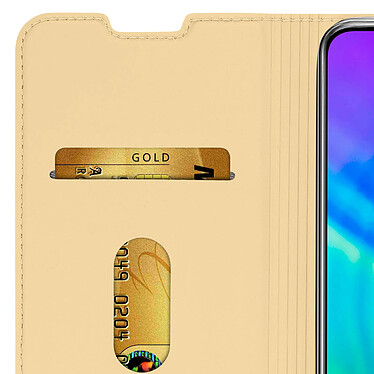 Avizar Etui folio Dorée pour Honor 20 Lite pas cher