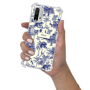 LaCoqueFrançaise Coque Xiaomi Redmi 9T Silicone antichocs Solides coins renforcés  transparente Motif Botanic Rêve pas cher