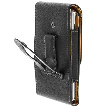 Acheter Avizar Etui Housse Ceinture à Rabat Vertical pour Smartphone 142x73x9 mm - Noir