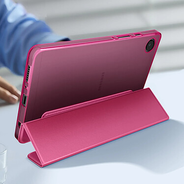 Avis Avizar Étui pour Samsung Tab A9 Clapet Support Trois volets Mise en veille Fuchsia