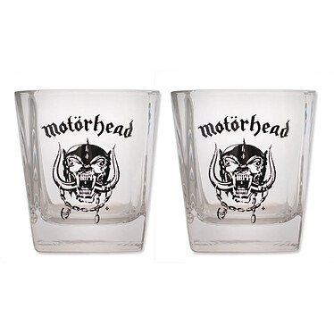 Motorhead - Pack 2 verres Whiskey