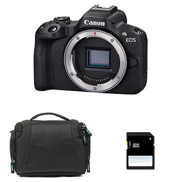 CANON EOS R50 Nu + Sac + Carte SD 8 Go