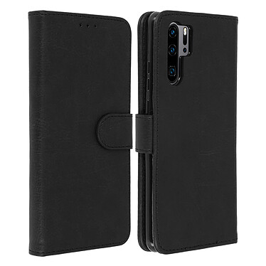 Avizar Housse Huawei P30 Pro Étui Portefeuille Support Stand noir