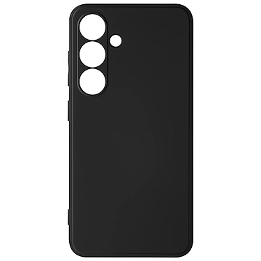 Avizar Coque pour Samsung Galaxy S24 Soft Touch Mat Silicone Flexible Noir