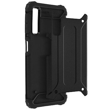 Avizar Coque Samsung Galaxy A7 2018 Protection Bi-Matières Anti-chutes (1,80m) Noir pas cher