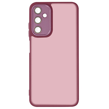 Avizar Coque pour Samsung Galaxy A25 5G Dos Rigide Fumé Bloc Caméra Protégé Bordeaux