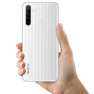 Acheter Clappio Cache Batterie pour Realme 6i Adhésif Intégré Blanc