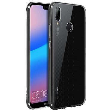 Avizar Coque Huawei P20 Lite Coque souple Silicone Gel coin renforcée - Transparente