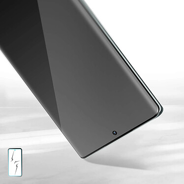 Myway Verre Trempé Honor 70 Dureté 9H Contour Incurvé 3D  Contour Noir pas cher