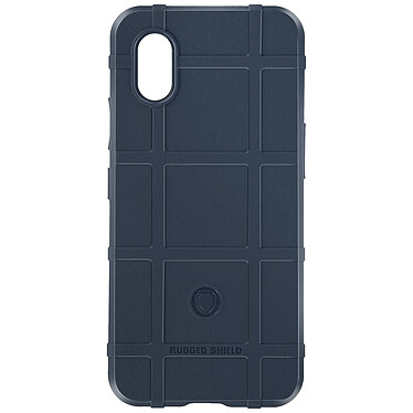 Avizar Coque pour Samsung Galaxy Xcover 7 Silicone Antichoc Motif en relief Bleu Nuit