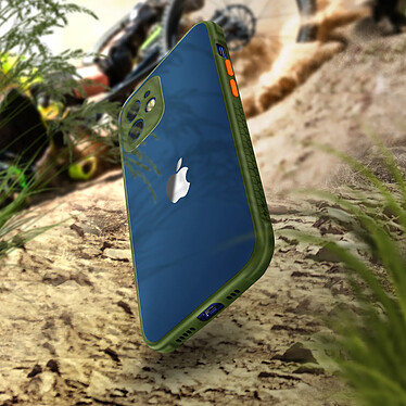 Avis Avizar Coque iPhone 12 / 12 Pro Grips antidérapants Bords caméra surélevés - Vert