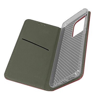 Avizar Housse pour Xiaomi Redmi 10C Clapet Porte-carte Fonction Support Vidéo  rouge bordeaux