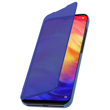 Avizar Housse Redmi Note 7 Étui Miroir Clapet translucide Stand Vidéo pas cher