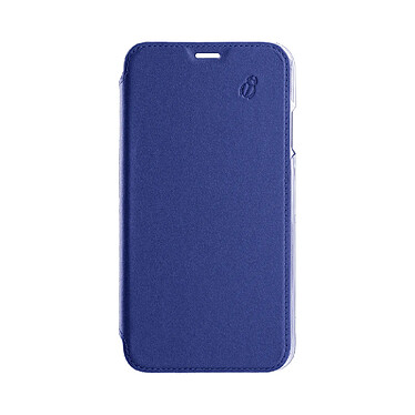 BEETLECASE Étui pour Apple iPhone 12 Pro Max Folio Premium en Cuir avec Dos Cristal Bleu marine