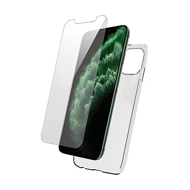 BigBen Connected Coque pour Apple iPhone 11 Pro en TPU et Protection d'Écran en Verre Trempé Transparent