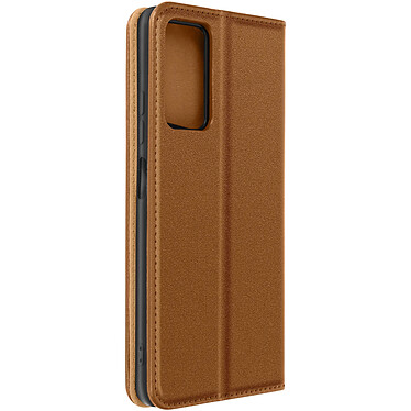 Avizar Housse pour Xiaomi Redmi Note 11 Pro 5G Cuir Véritable Clapet Porte-carte Support Vidéo  Camel