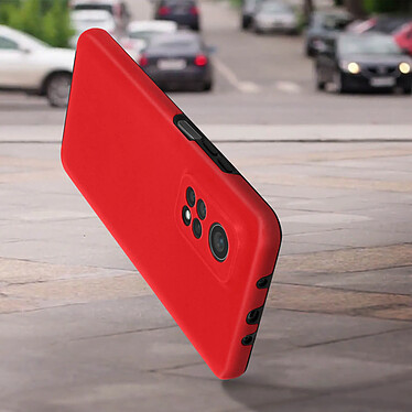 Avizar Coque pour Xiaomi Mi 10T / 10T Pro Arrière Rigide et Avant Souple Antichoc Rouge pas cher