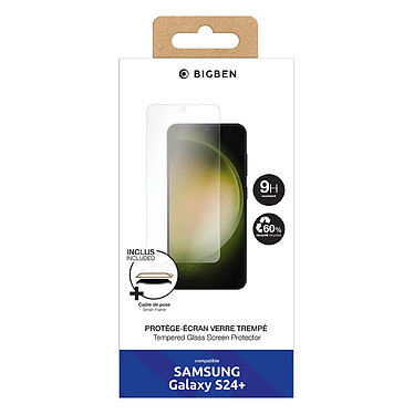 BigBen Connected Protection d'Écran pour Galaxy S24 Plus en Verre Trempé 2.5D Transparent pas cher