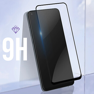 Avis Avizar Verre Trempé pour Realme 9 4G et Realme 9 Pro Plus Dureté 9H Anti-rayures Transparent bords biseautés noir