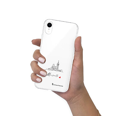 LaCoqueFrançaise Coque iPhone Xr 360 intégrale transparente Motif Marseille Notre Dame Tendance pas cher