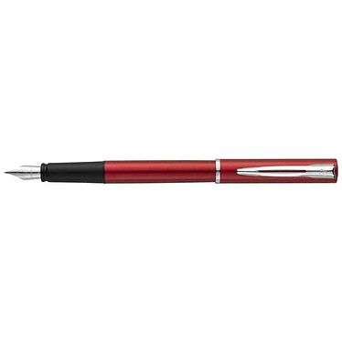 WATERMAN Stylo Plume Allure Pointe fine Corps Laque Rouge Attributs Chromés