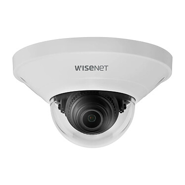 Hanwha - Caméra de surveillance Dôme réseau super compacte de 5 mégapixels avec objectif de 4 mm QND-8021