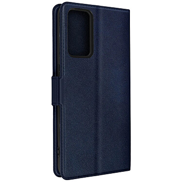 Avizar Étui pour TCL 406 et 408 Porte-carte Support Vidéo Fin Wallet Slim bleu nuit