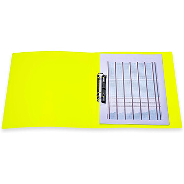 Avis HERMA Classeur 2 Anneaux A4 Polypro Dos de 25mm Jaune fluo