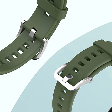 Avizar Bracelet pour Huawei Watch Fit 2 Silicone Résistant Sangle à Trous  vert foncé pas cher