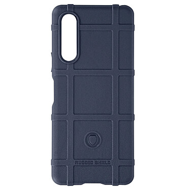 Avizar Coque pour Sony Xperia 10 V et 10 VI Silicone Antichoc Motif  en relief  bleu nuit