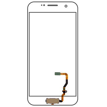 Avizar Bouton Home + Nappe de connexion pour Samsung Galaxy S7 - Or