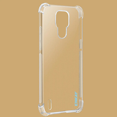 Avizar Coque Motorola Moto E7 Flexible Antichoc Coins Bumper Transparent pas cher