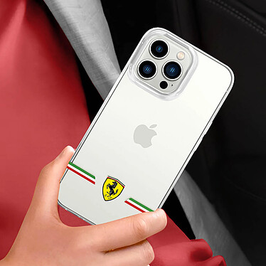 Avis Ferrari Coque pour iPhone 13 Pro Bi-matière Compatible QI Transparent