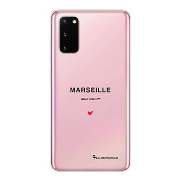 LaCoqueFrançaise Coque Samsung Galaxy S20 360 intégrale transparente Motif Marseille mon amour Tendance